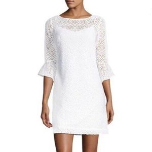 Lilly Pulitzer Fontaine Lace Minidress, Resort White, Gypsea Lace